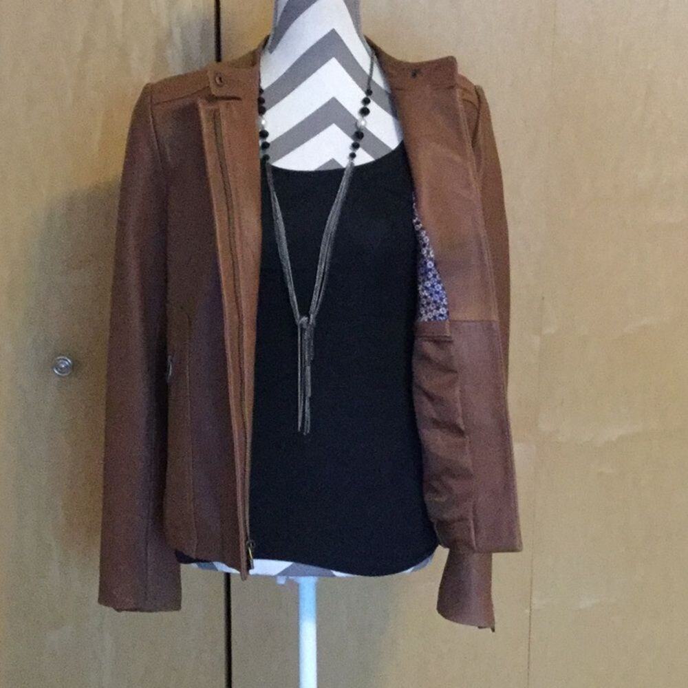 - Hilfiger Jacket, Arley Leather - Picture 4 of 9